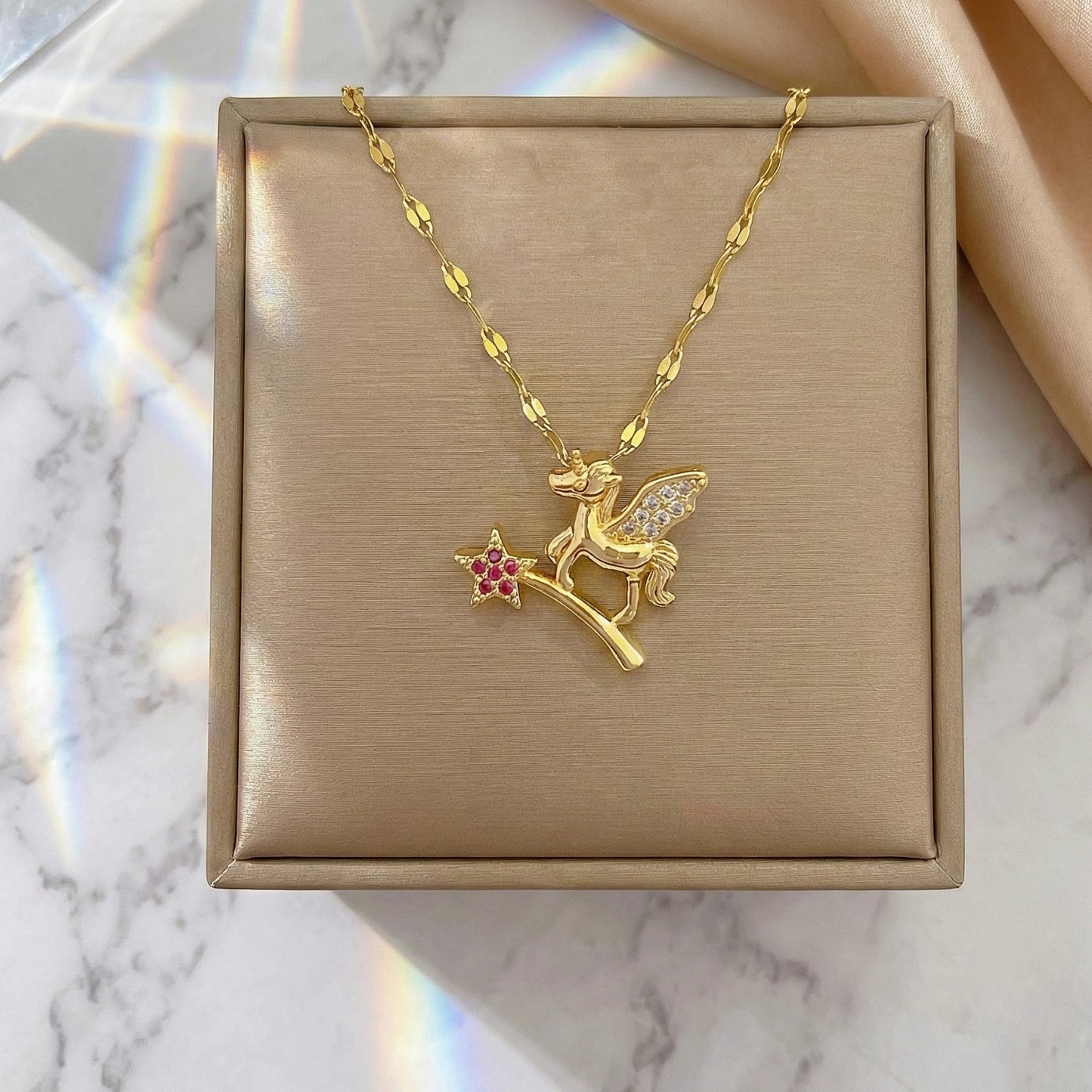 Starlight Unicorn Necklace