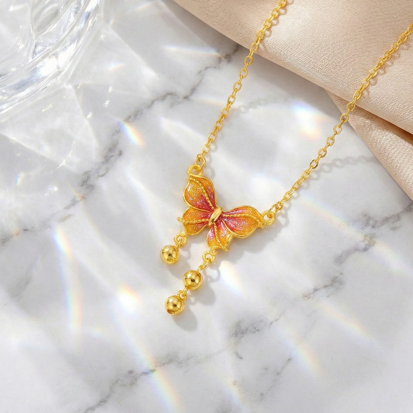 Sunset Flutter Necklace