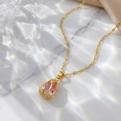 Rose Drop Necklace