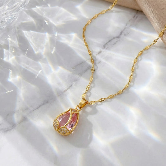 Rose Drop Necklace