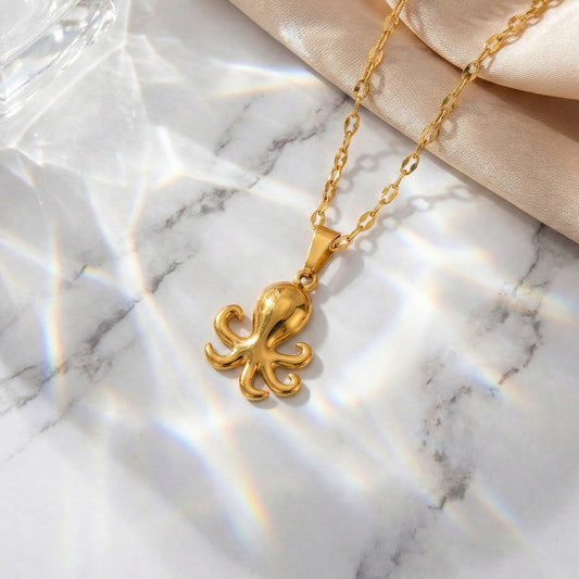 Tentacle Charm Necklace