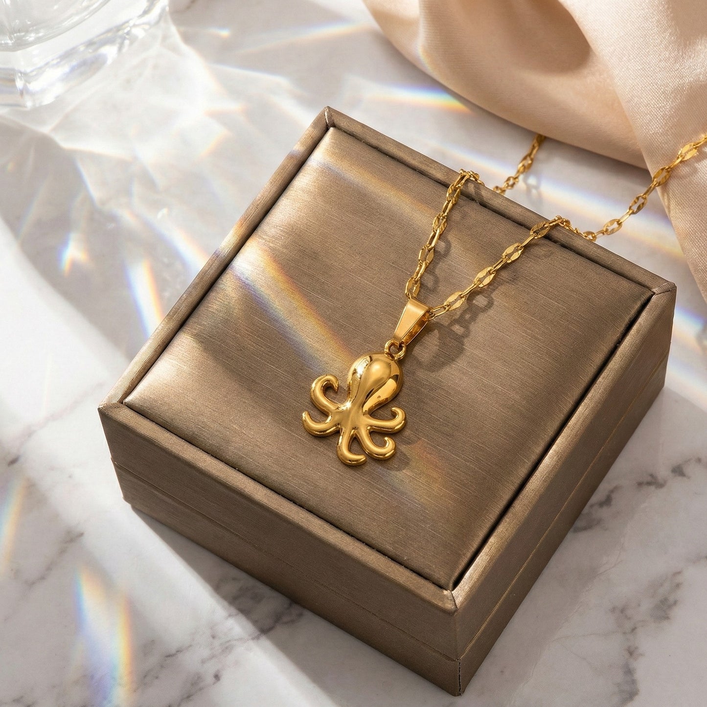 Tentacle Charm Necklace