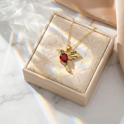Ruby Flutter Necklace