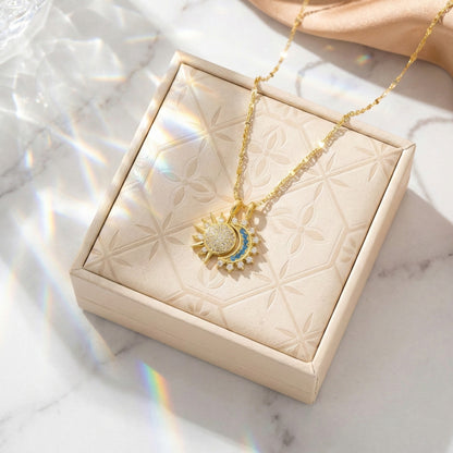 Solar Crescent Necklace