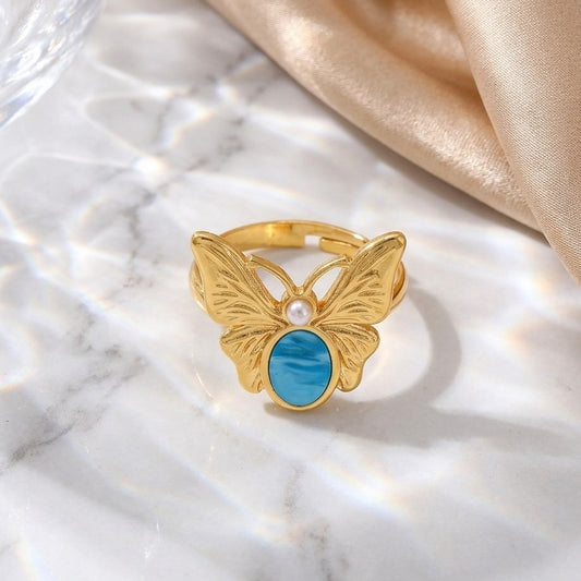 Aurelia Azure Ring