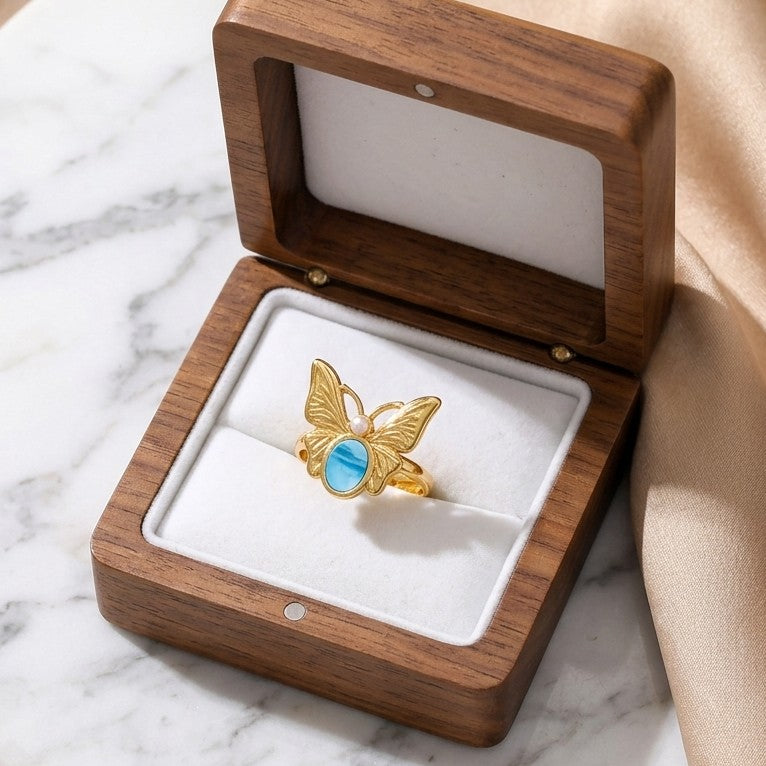 Aurelia Azure Ring