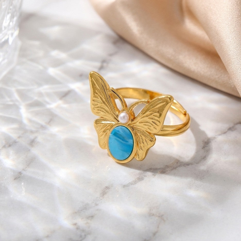 Aurelia Azure Ring