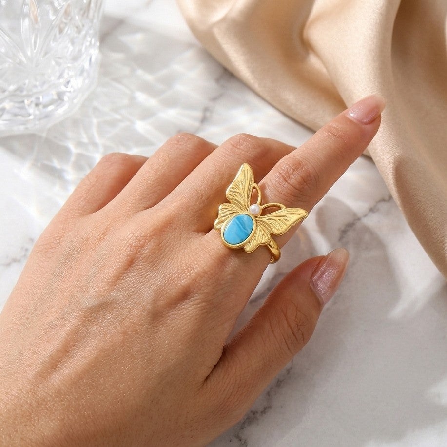 Aurelia Azure Ring