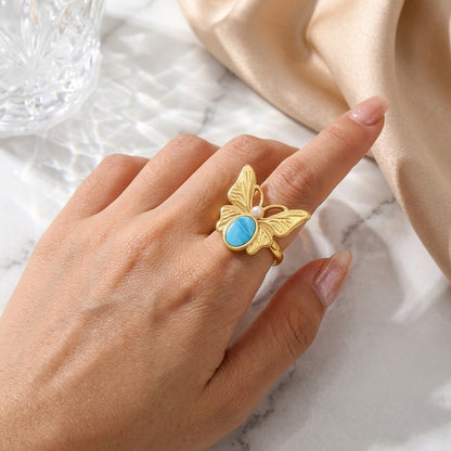 Aurelia Azure Ring