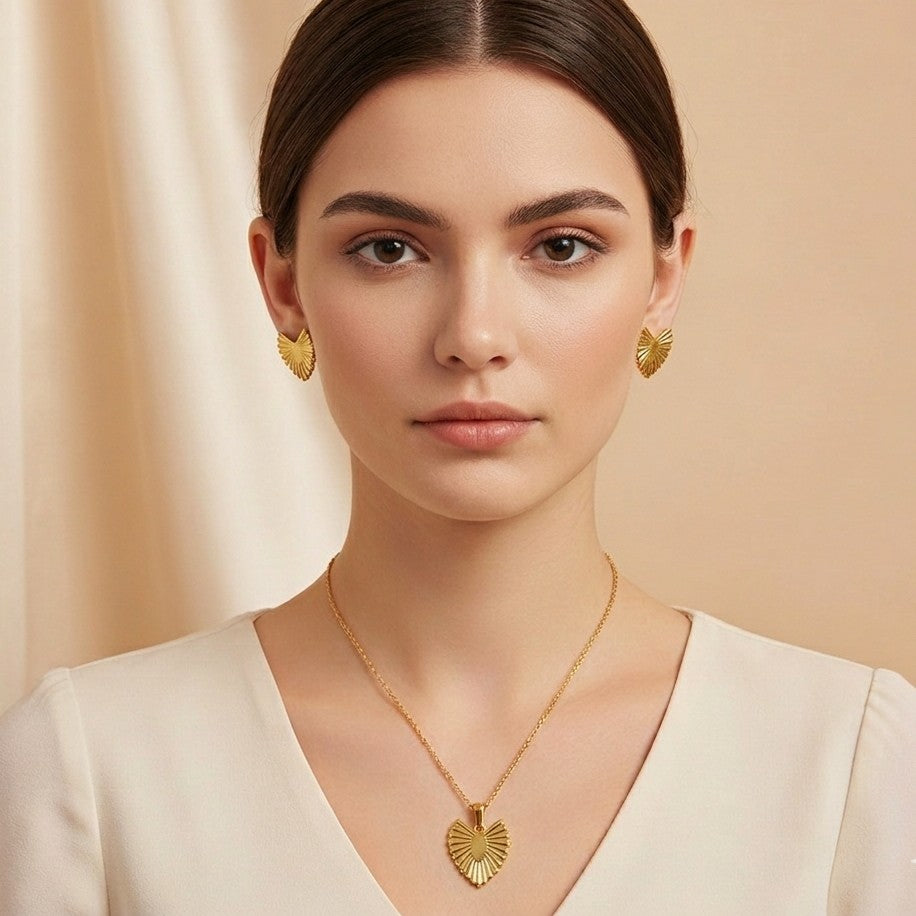 Radiant Heart Gold Set