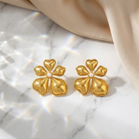 Heart Bloom Studs