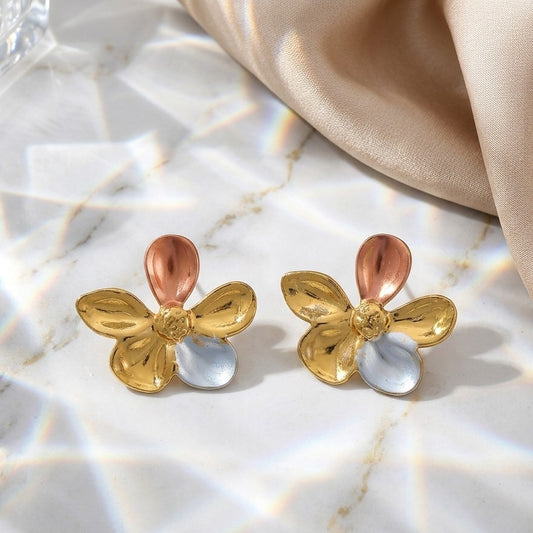 Tritone Bloom Studs