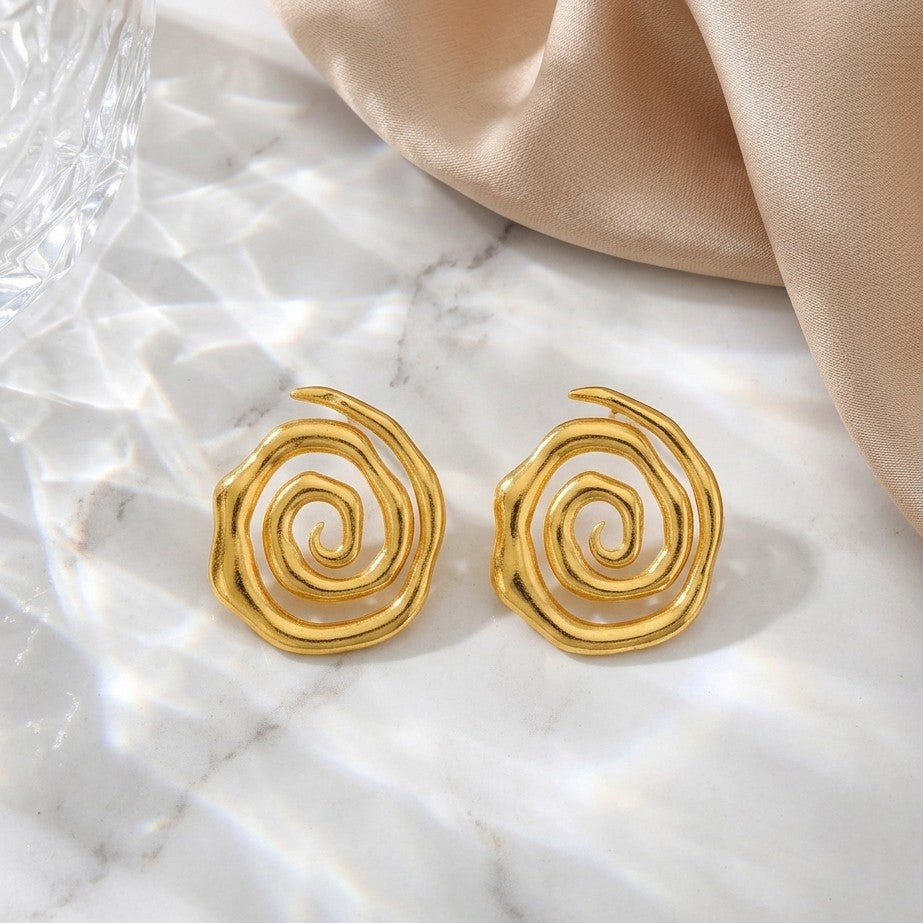 Molten Swirl Studs