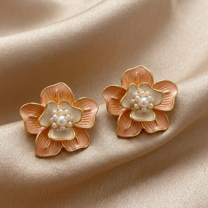 Blush Bloom Studs