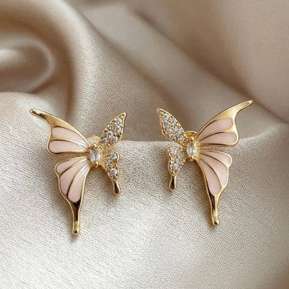 Porcelain Butterfly Studs