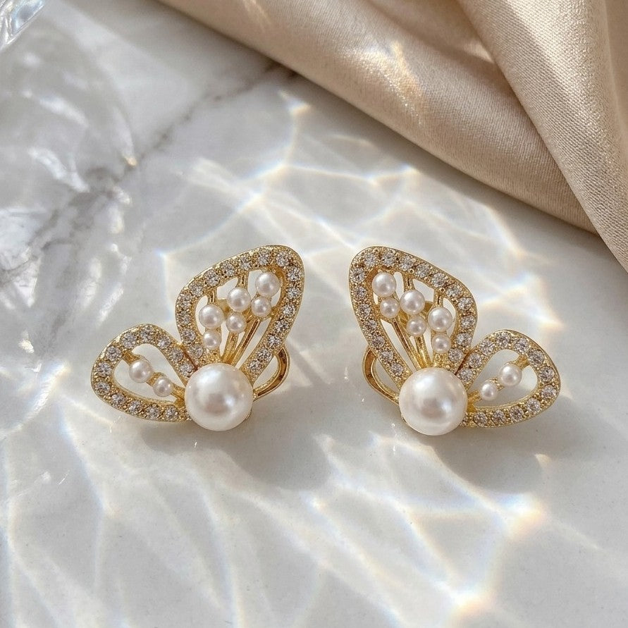 Luna Wing Studs