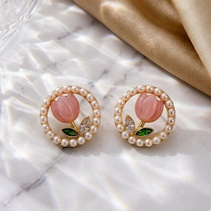 Spring Halo Studs