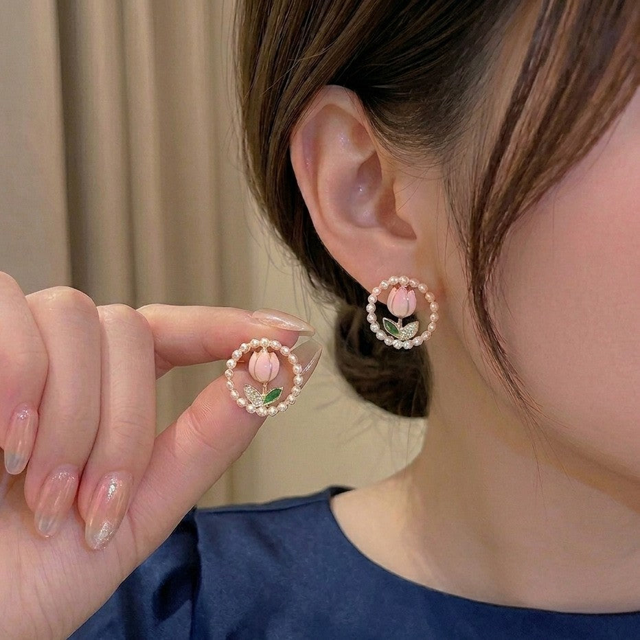 Spring Halo Studs
