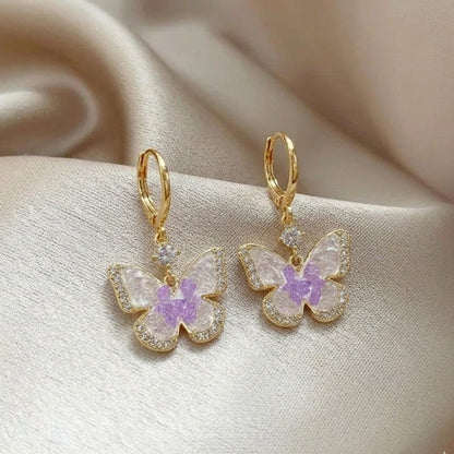 Lavender Glow Hoops