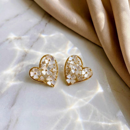Ivory Bouquet Studs