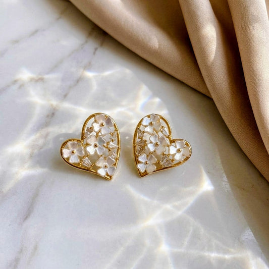 Ivory Bouquet Studs