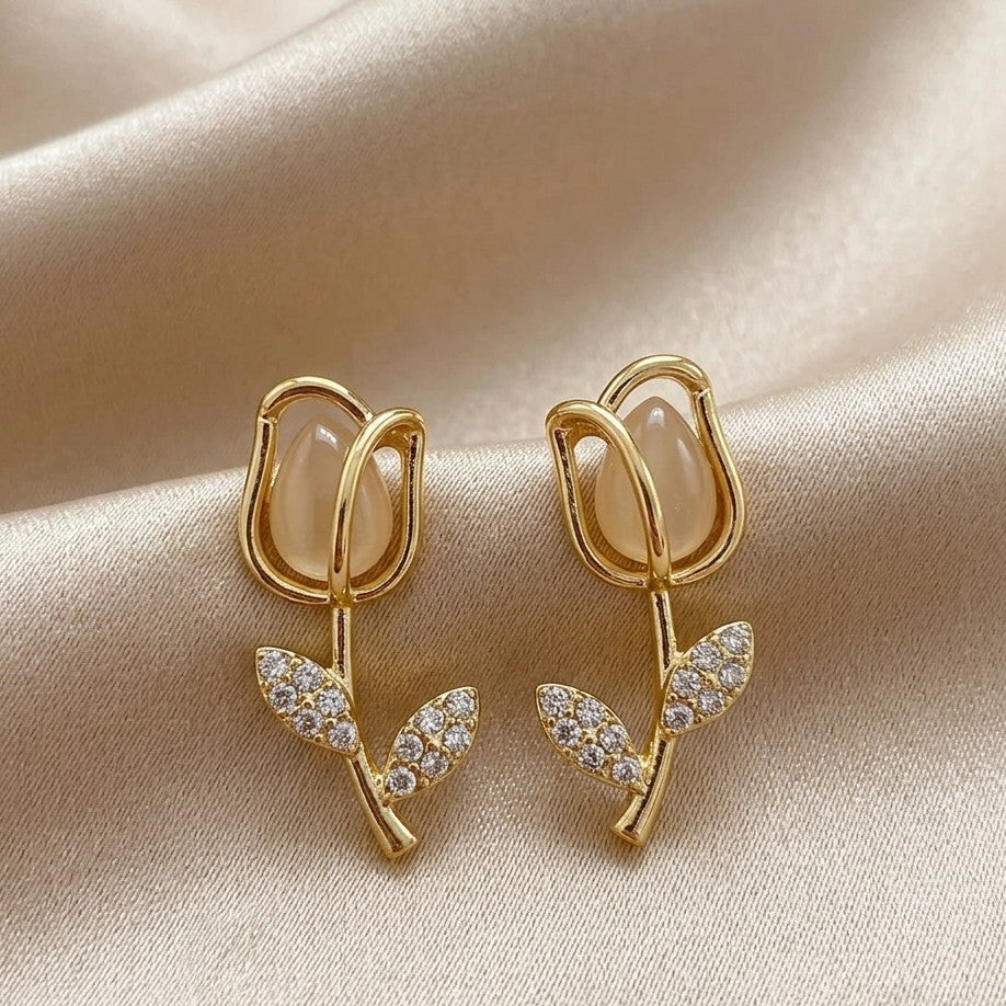 Golden Tulip Studs