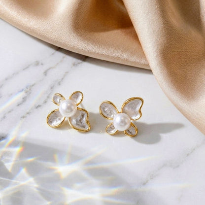 Enamel Blossom Studs