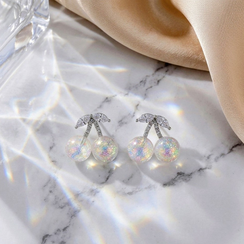 Cherry Dew Studs