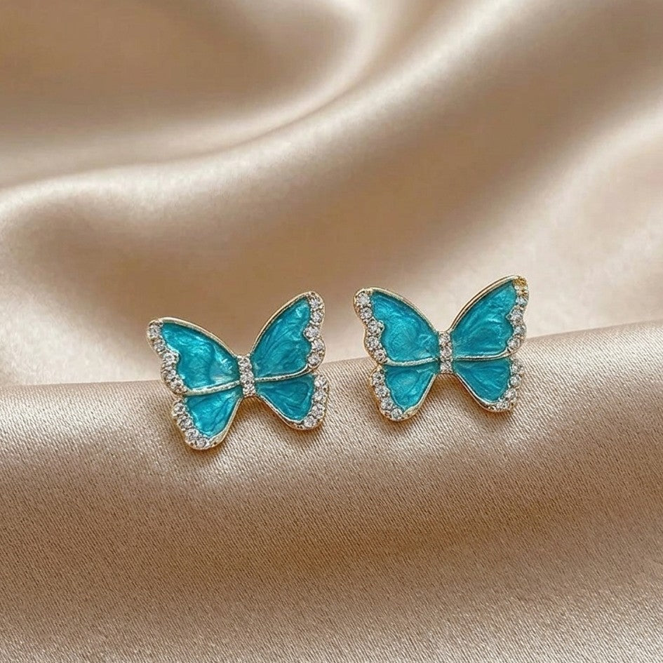 Aqua Whisper Studs