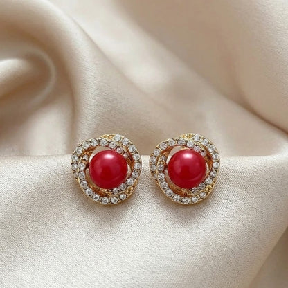 Crimson Orbit Studs