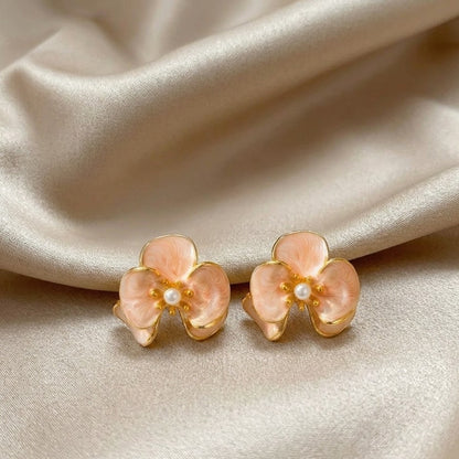 Blush Orchid Studs