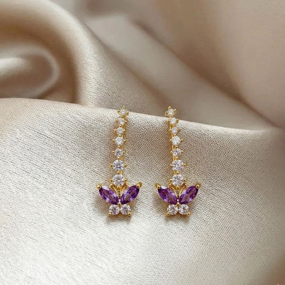 Amethyst Whisper Studs