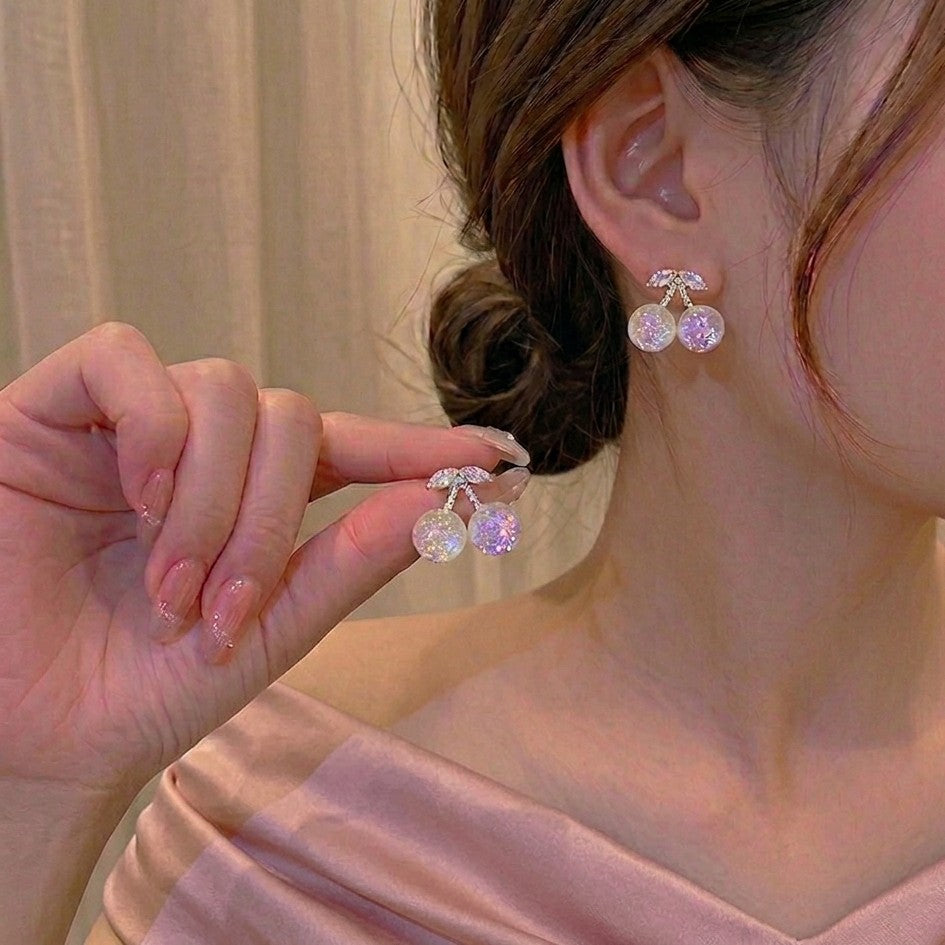 Cherry Dew Studs