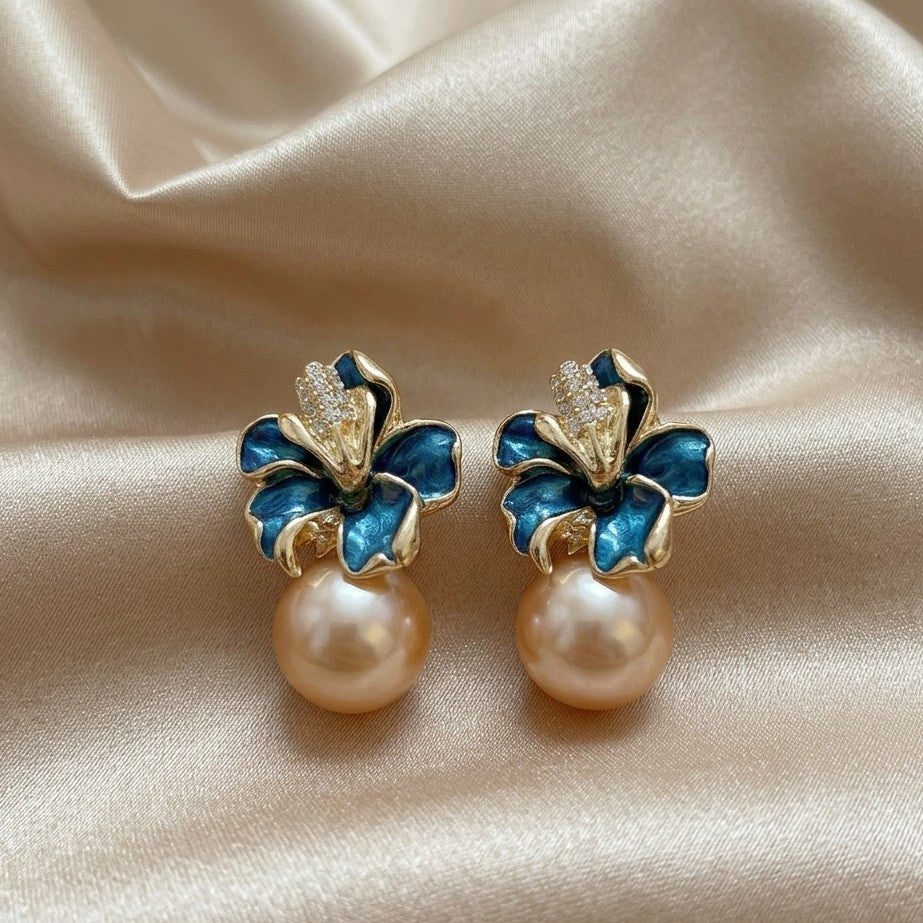 Sapphire Petal Drops