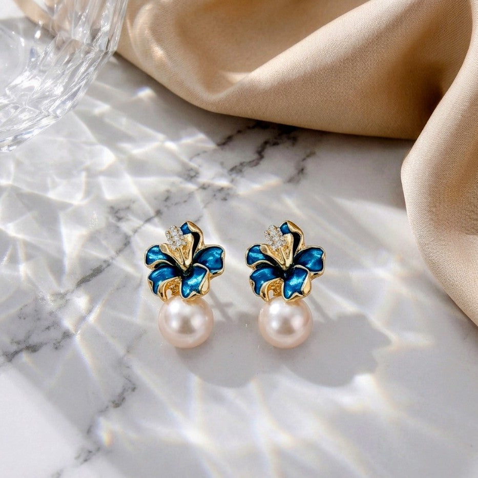 Sapphire Petal Drops