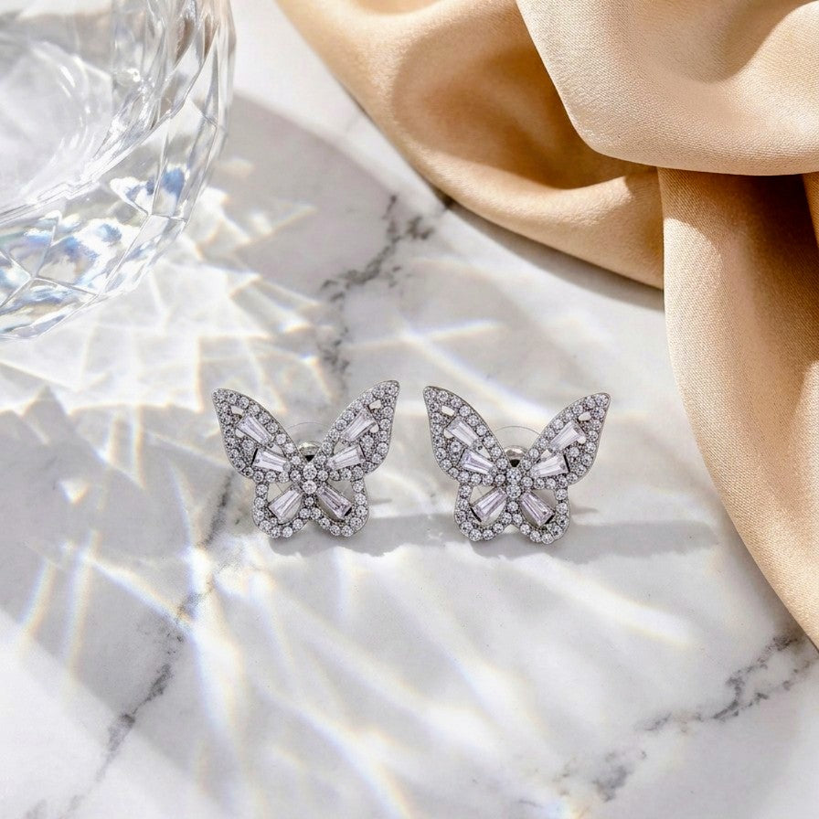 Crystal Flutter Studs