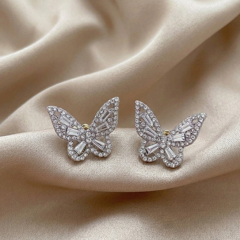 Crystal Flutter Studs