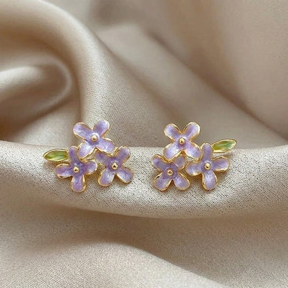 Lilac Garden Studs