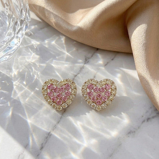 Pink Halo Studs