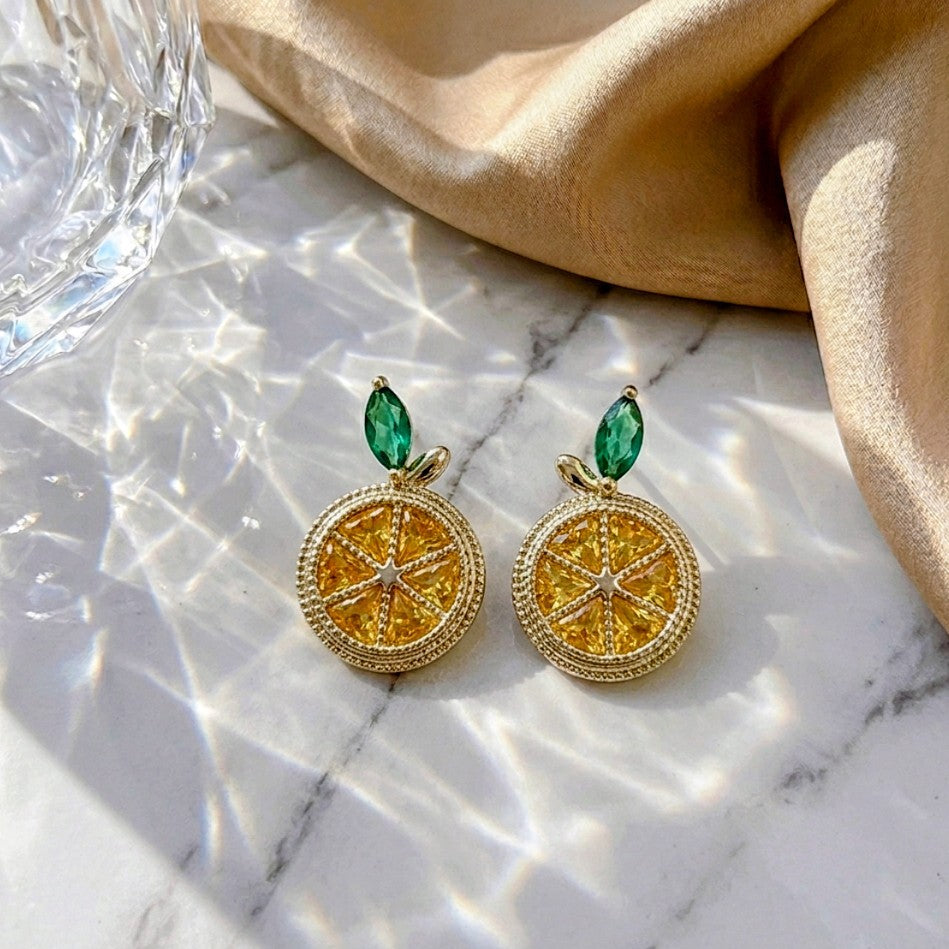 Citrus Glow Studs