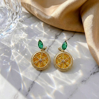 Citrus Glow Studs