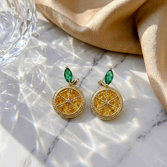 Citrus Glow Studs