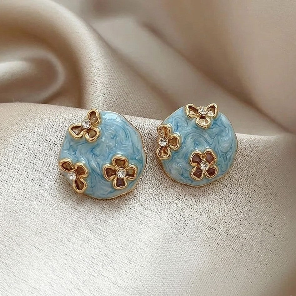 Azure Bloom Studs