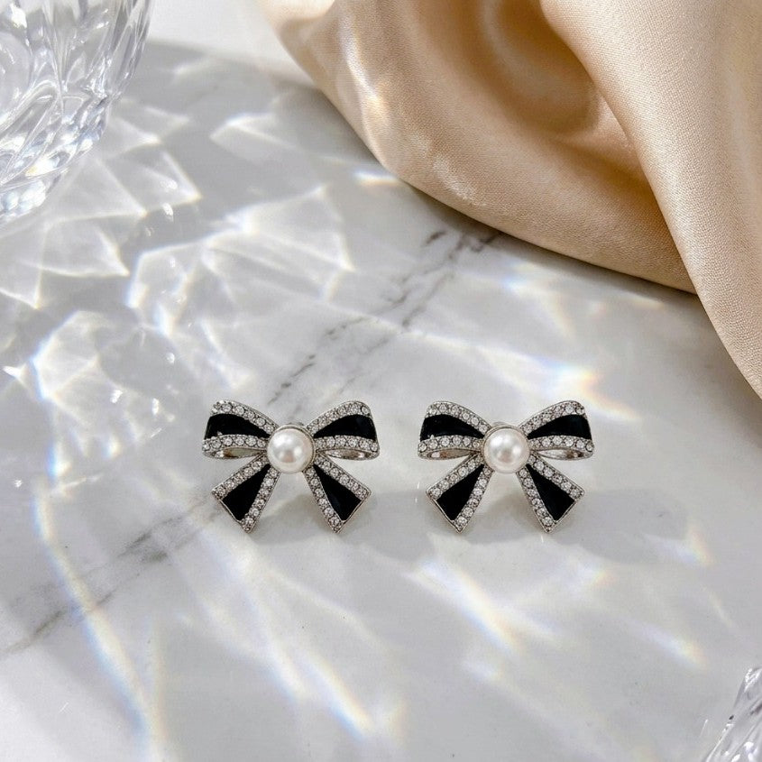 Velvet Pearl Studs