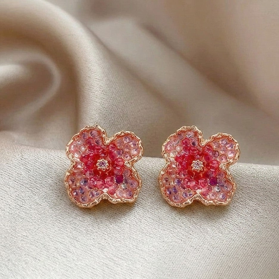 Pink Spark Studs