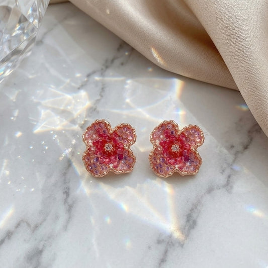 Pink Spark Studs