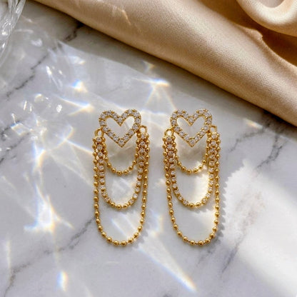 Heart Chain Drops