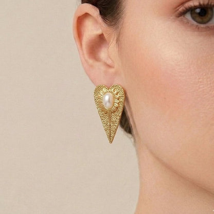 Opulent Heart Studs