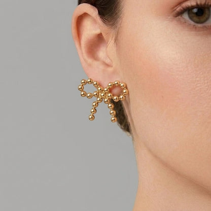 Beaded Knot Studs