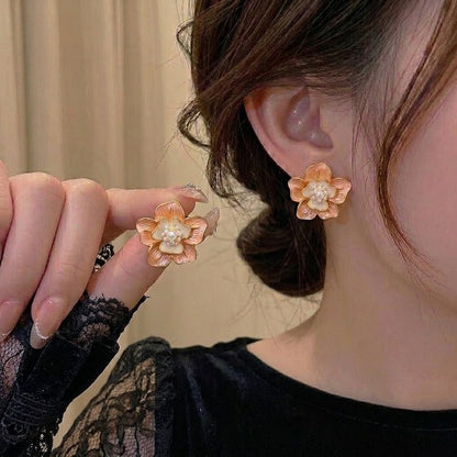 Blush Bloom Studs